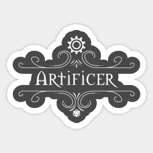 Artificer D&D with embellishment Sticker